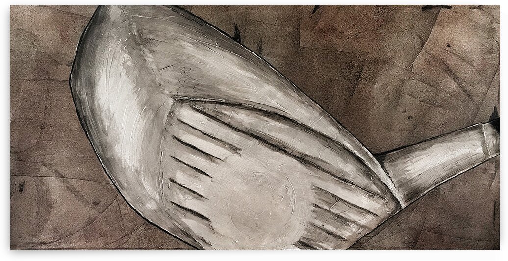 GolfNouveauDriver30x60 by Christine The Artist