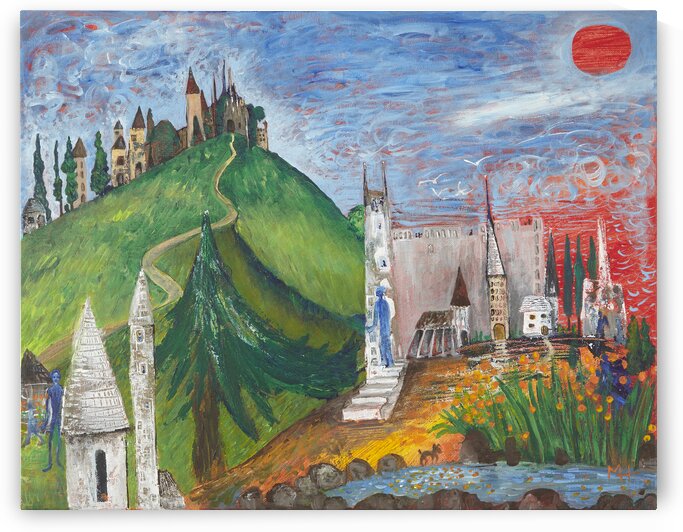 The Gods volcanic hills. by Martine Harris