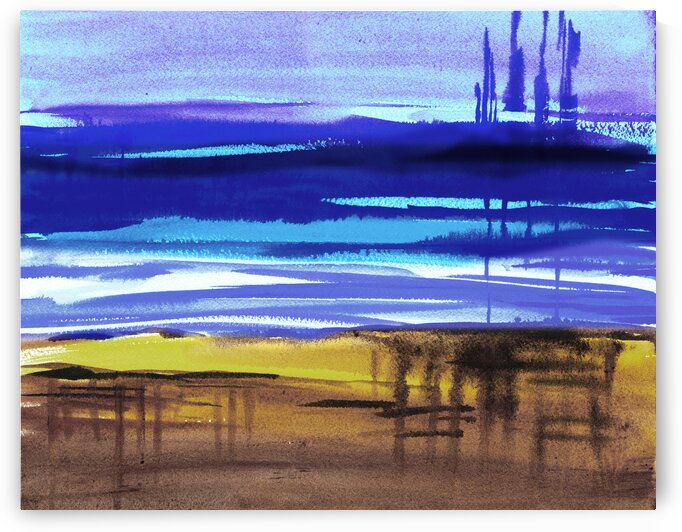 Beach Art Ocean Seascape Sea View Painting For Home Interior Decor VIII by Irina Sztukowski