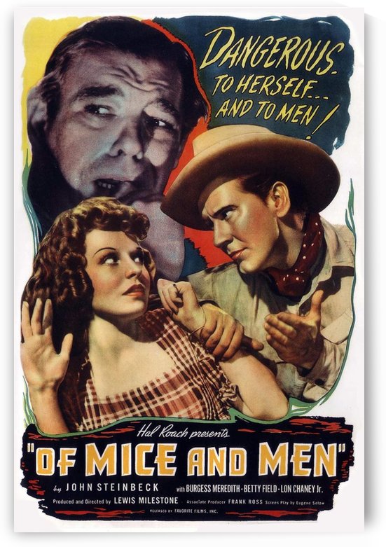 Of mice and men by VINTAGE POSTER