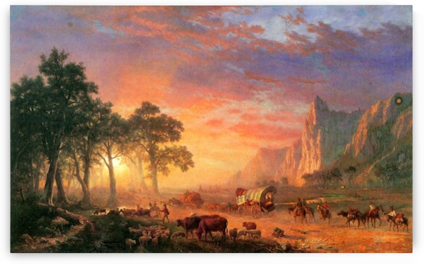 The Oregon Trail by Bierstadt