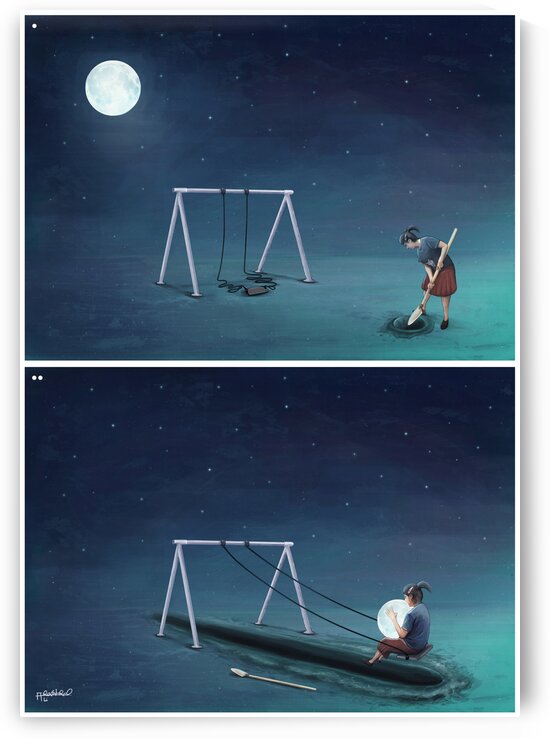 The moon is mine by Alirastroo