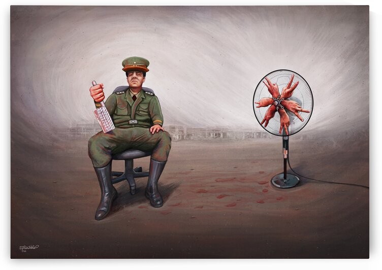 Bloody fan by Alirastroo