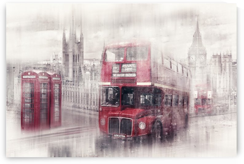 City-Art LONDON Westminster Collage II by Melanie Viola