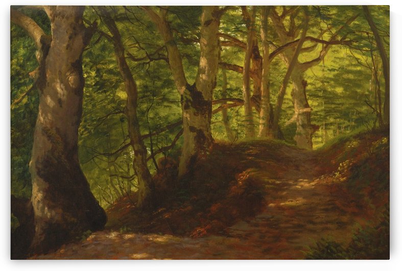 A path through the forest by Albert Bierstadt