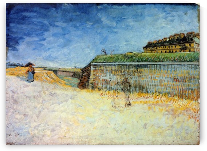 The Ramparts of Paris2 by Van Gogh