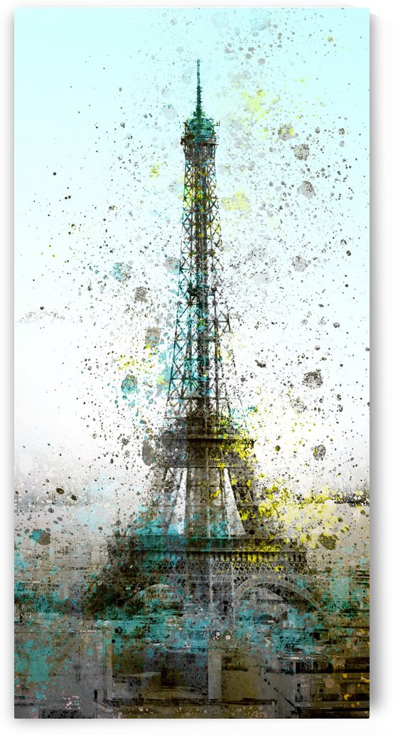 City-Art PARIS Eiffel Tower II by Melanie Viola