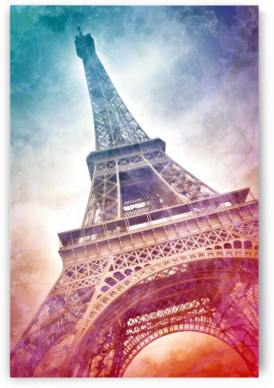 Modern-Art EIFFEL TOWER by Melanie Viola