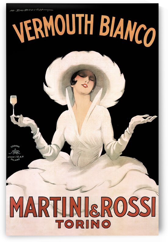 Leonetto Cappiello Cognac Monnet Vintage Ad Art Print Poster by VINTAGE POSTER
