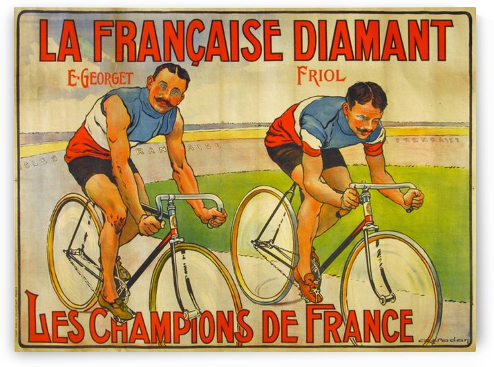 La Francaise Diamant Original Poster by VINTAGE POSTER
