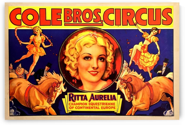 American Circus Poster by VINTAGE POSTER