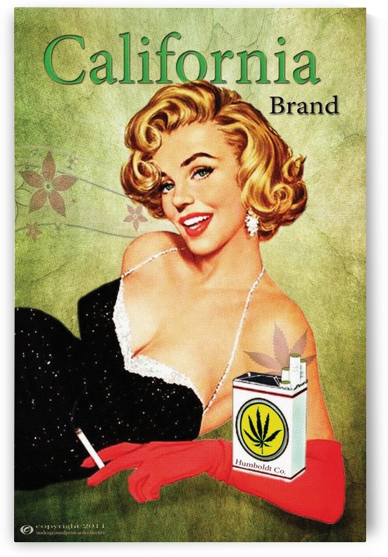 Poster California Brand Glove by VINTAGE POSTER