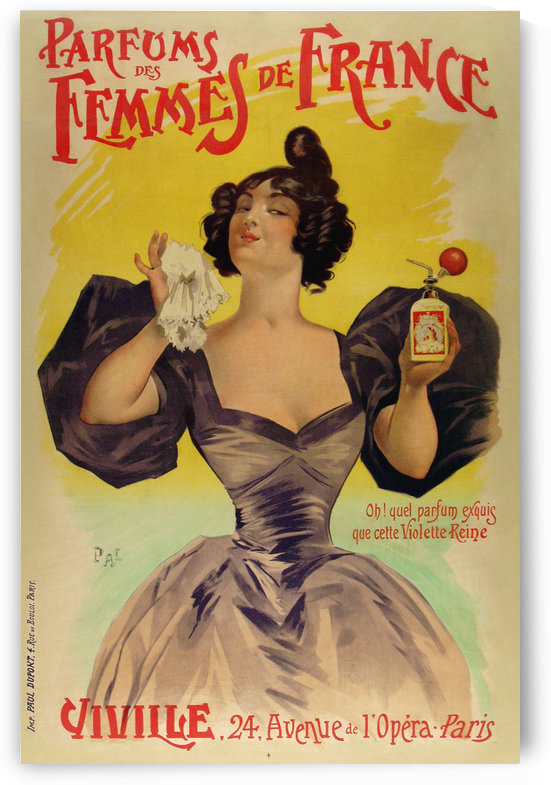Parfums de femmes de France by VINTAGE POSTER