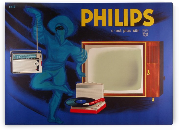 The Philips genie makes new technology magic by VINTAGE POSTER