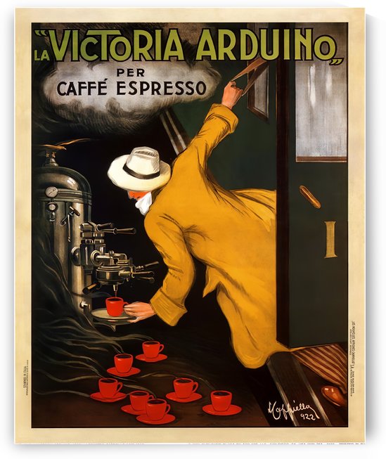 Vintage Espresso Art Print Victoria Arduino 1922 by VINTAGE POSTER