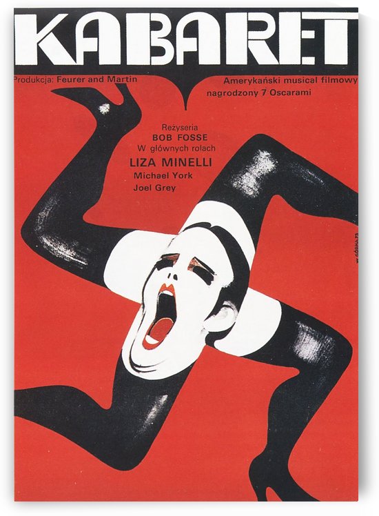 Polish Film Poster Cabaret Wiktor Gorka by VINTAGE POSTER