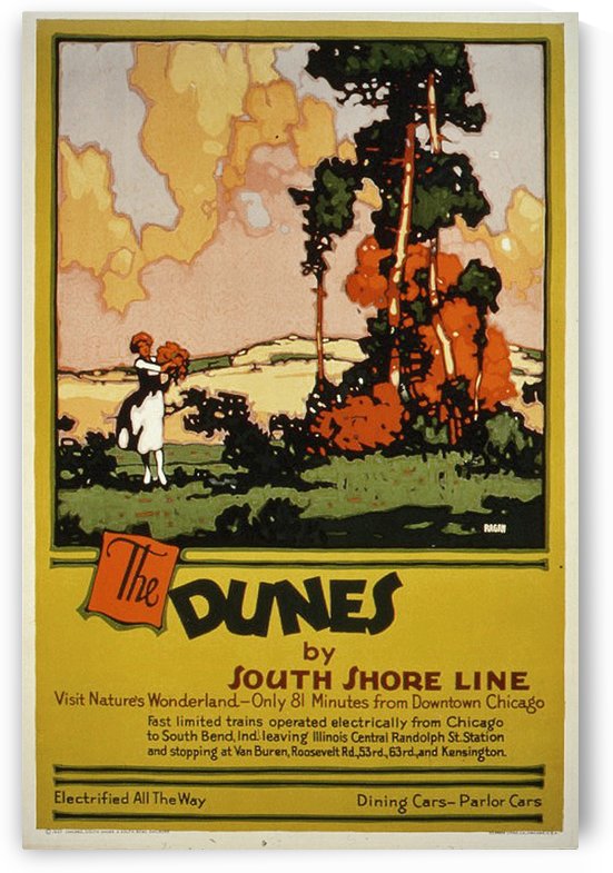 The Dunes 1927 by VINTAGE POSTER