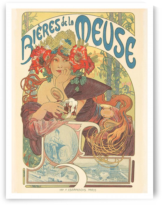 Bieres de La Meuse by VINTAGE POSTER