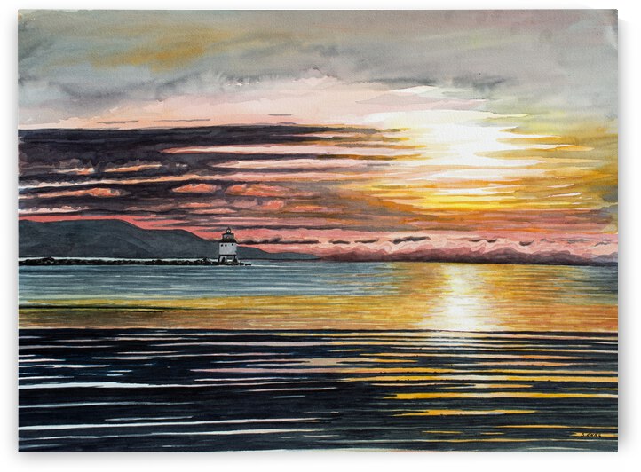 Thunder Bay Harbour Painting by Stephen Emms