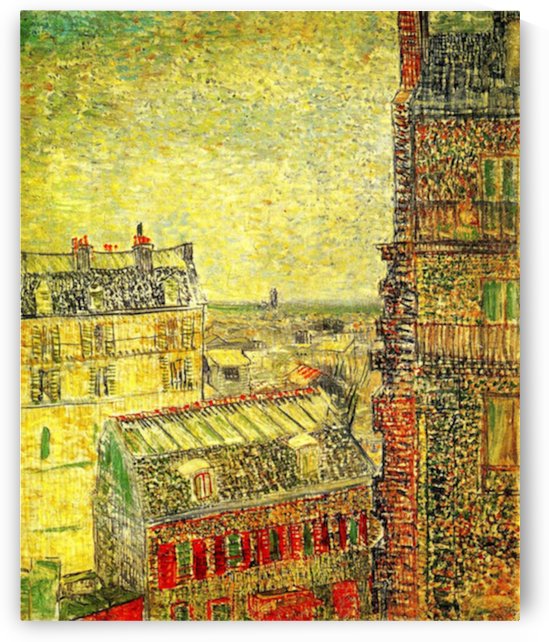View of Paris from Vincent s Room in the Rue Lepic by Van Gogh