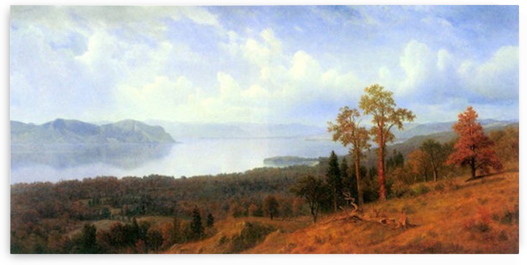 View of the Hudson River Vally by Bierstadt
