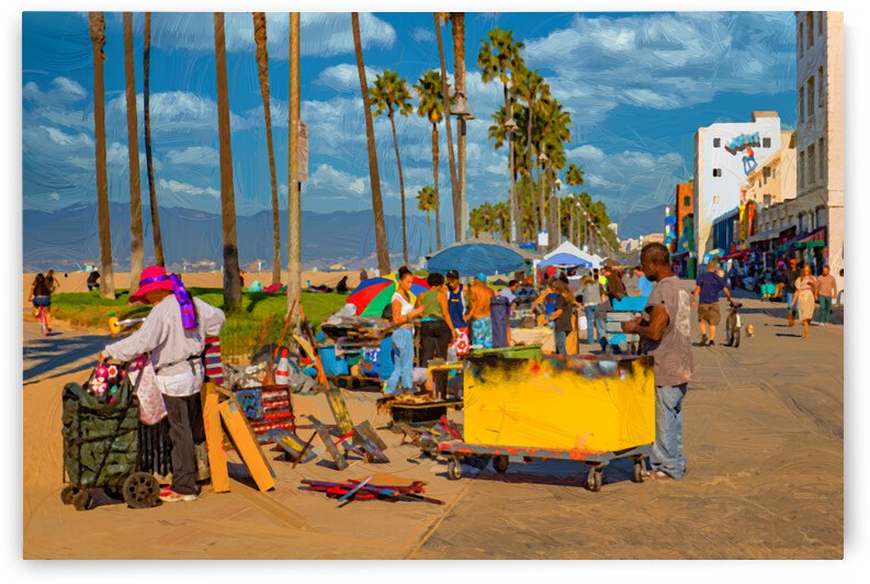 venice beach street color A akvis 5049 by M Damien Suriel