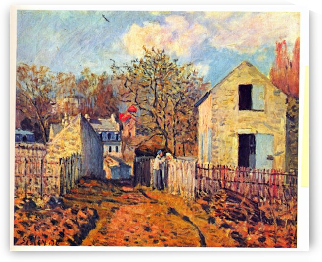 Village of Voisins (now part of Louveciennes) by Sisley