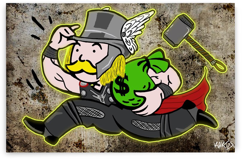 Mr Monopoly THOR by Kaktus Art