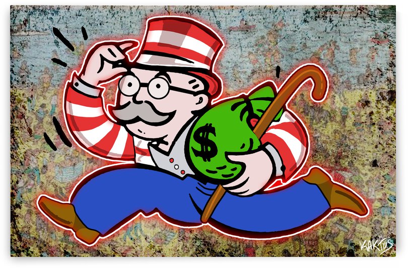 Mr Monopoly Charli by Kaktus Art