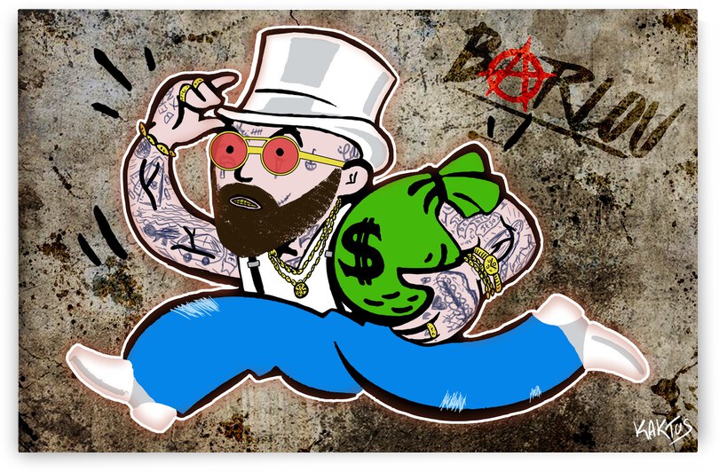 Mr Monopoly sethGecko by Kaktus Art