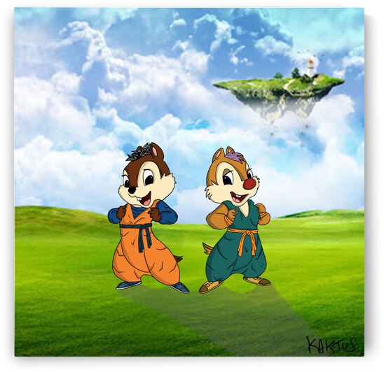 Tik et Tak en Trunks et Goten by Kaktus Art