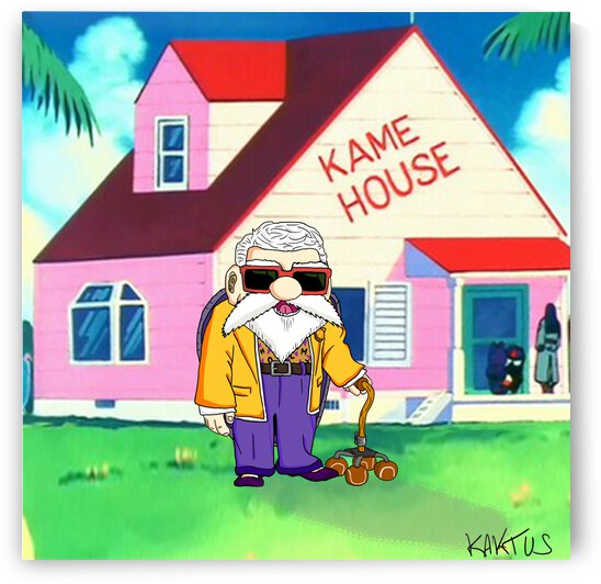 Carl en Tortue Genial by Kaktus Art