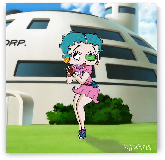 betty Boop en Bulma by Kaktus Art