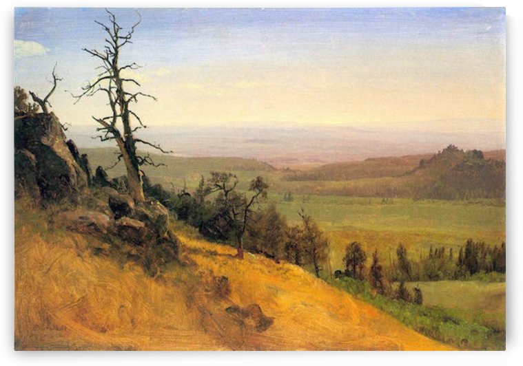 Wasatch Mountains Nebraska by Bierstadt