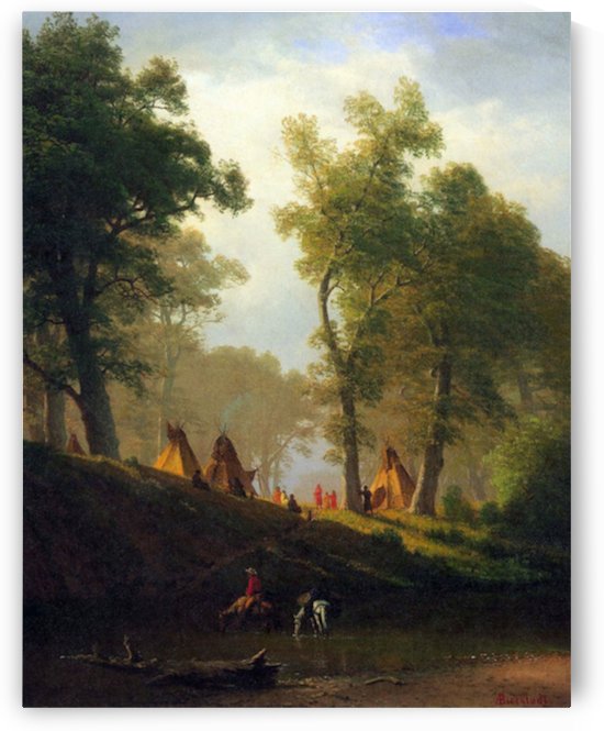 Wolf River Kansas by Bierstadt