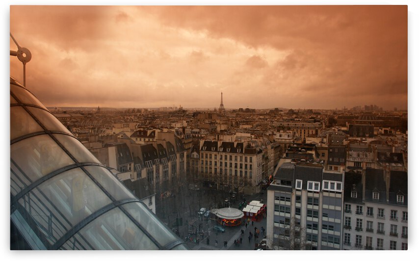 Georges Pompidou square by Hassan Bensliman