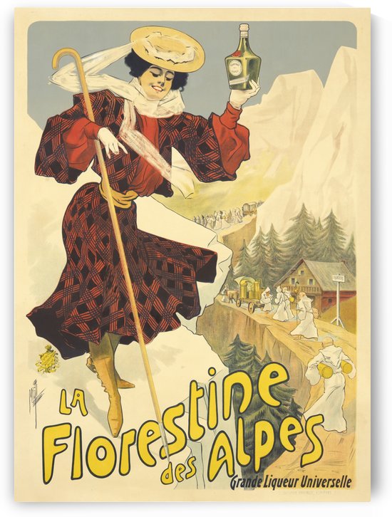 La Florestine des Alpes by VINTAGE POSTER