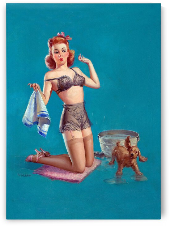 Dog Bath by vintagesupreme