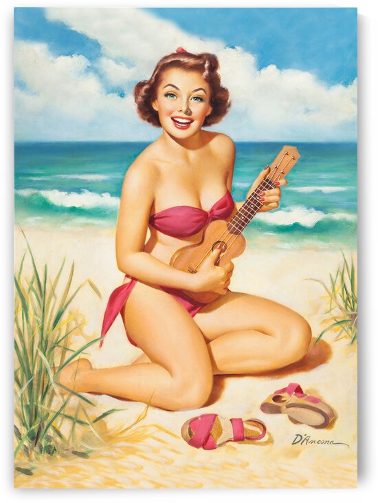 Music Player on the Beach by vintagesupreme