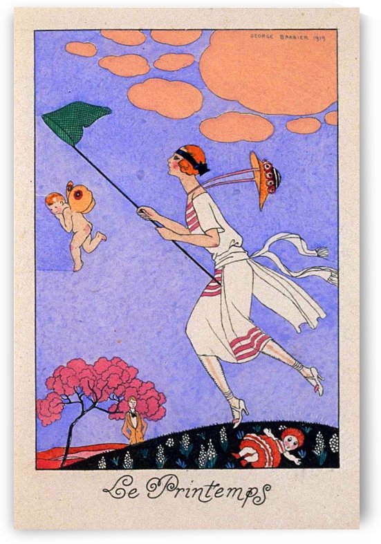 Le Printemps 1919 original vintage poster by VINTAGE POSTER