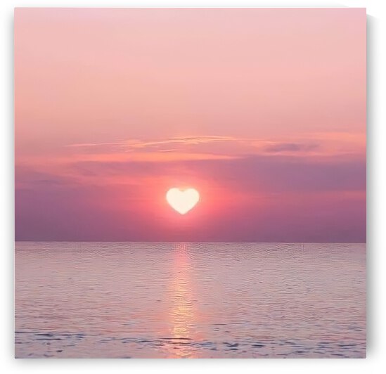 Heart Sunset by Anh Vong
