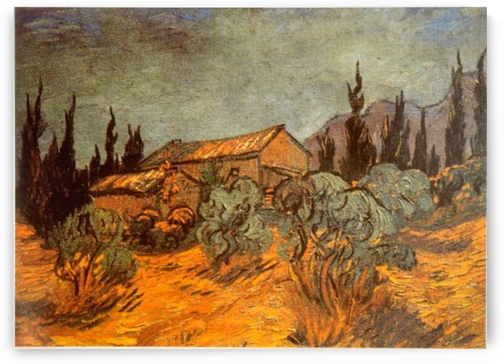 Wooden Sheds by Van Gogh