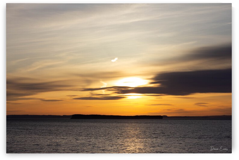 Topsail Beach sunset by Dawn Evans