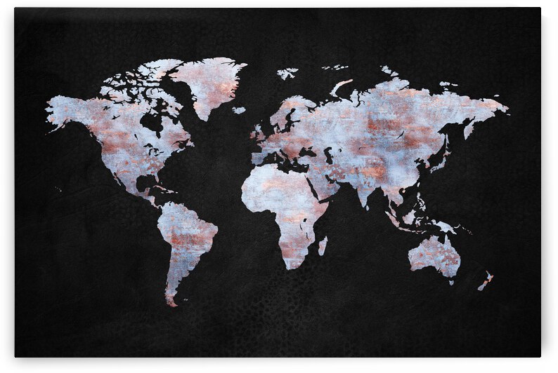 Artistic World Map XII by Art Design Works