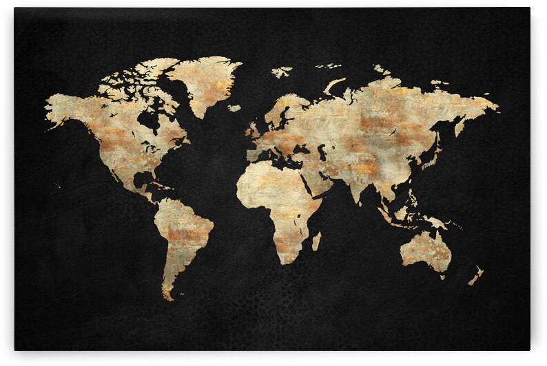 Artistic World Map XIII by ARTenyo art