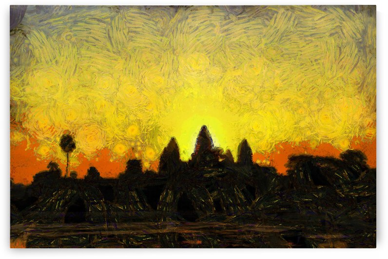 CAMBODIA 136 Angkor Wat  Siem Reap VincentHD by Cambodia painting