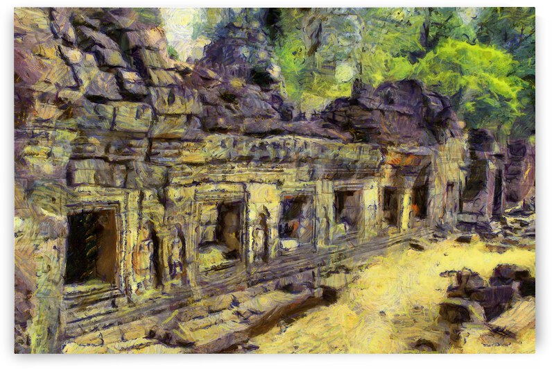 CAMBODIA 129 Angkor Wat  Siem Reap VincentHD by Cambodia painting