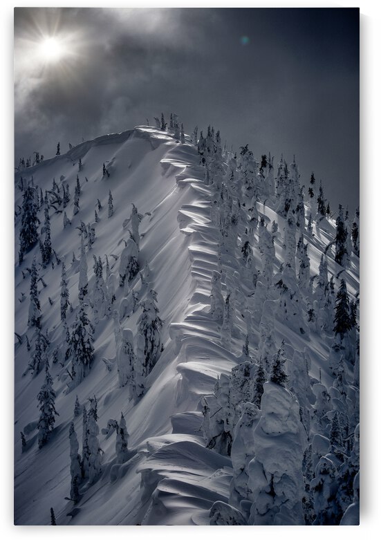Snow Cornices - Baldface Lodge by Stephan Malette