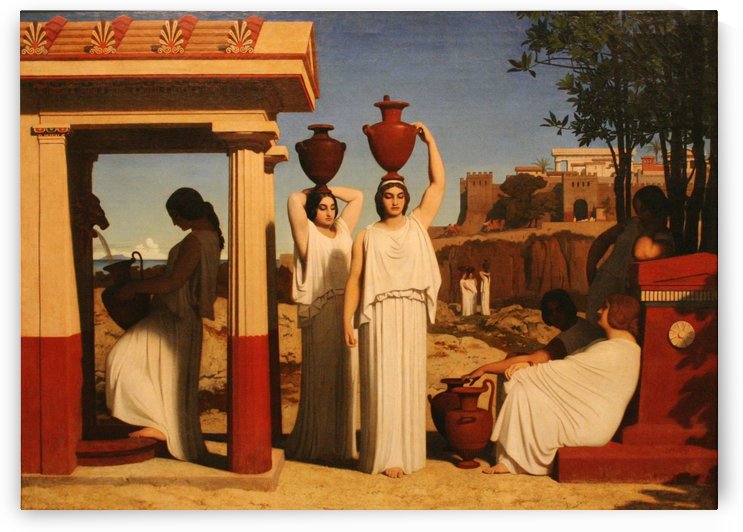 Femmes a la fontaine by Dominique Louis Ferreol Papety