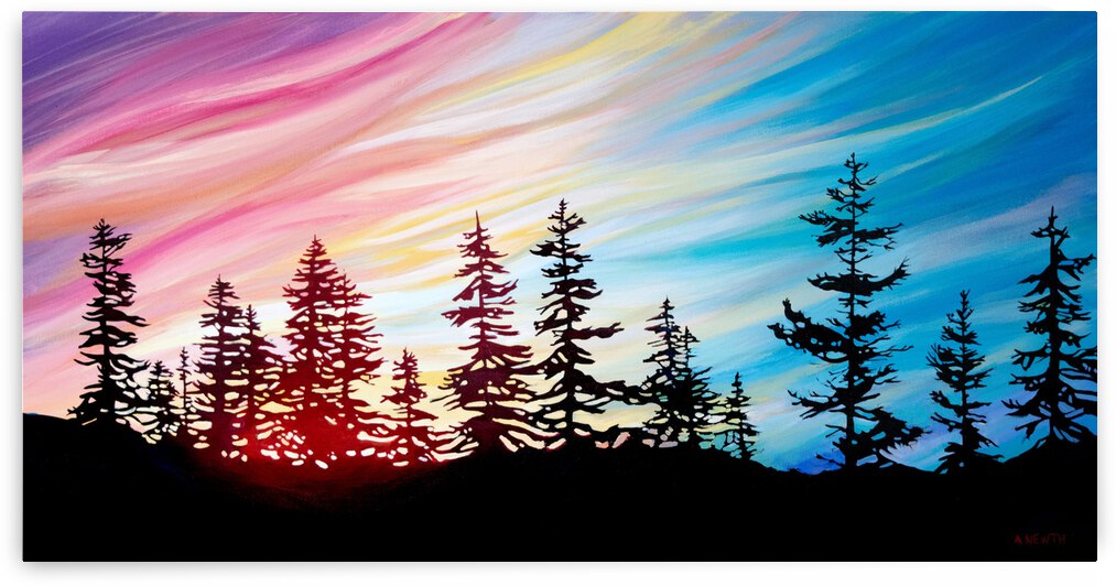 Northern Skies by Art by Alison Newth